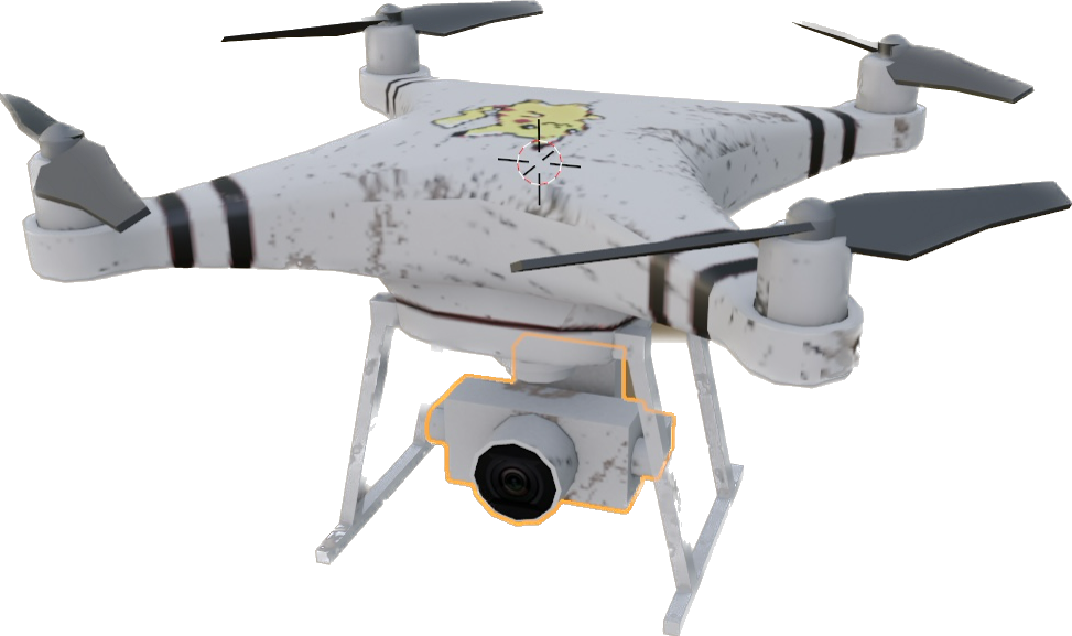 The drone that represents the audience.